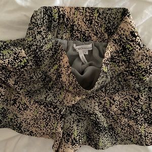 BCBG Multi-Pattern Culotte Shorts Size S